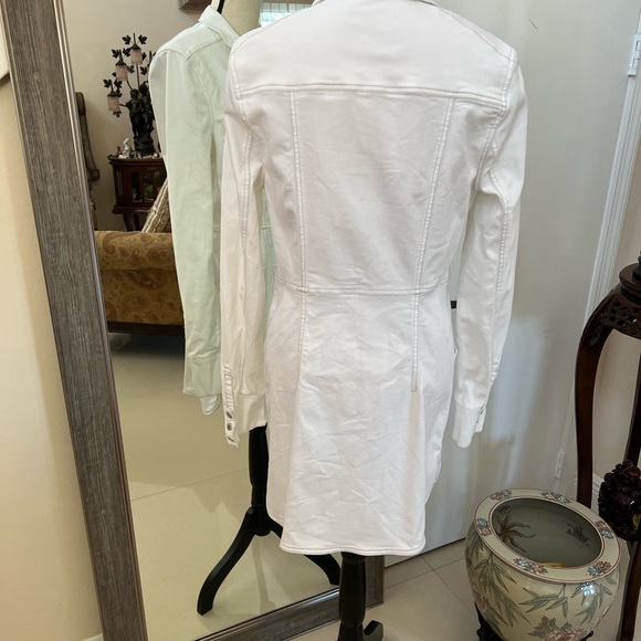 Free People white denim long sleeve dress! - Picture 3 of 7